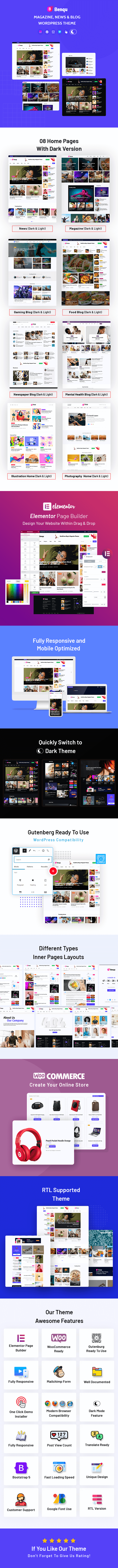 Benqu - WordPress-Thema für Nachrichtenmagazine - 2